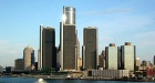 Skyline of Detroit, MI